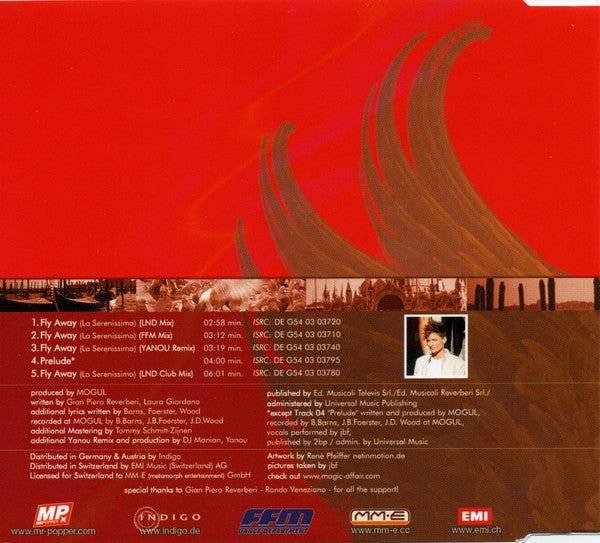 Magic Affair : Fly Away (La Serenissima) (CD, Maxi, Enh)