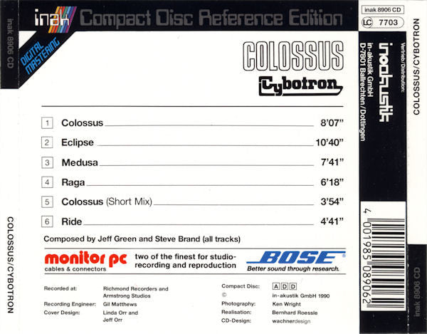Cybotron (2) : Colossus (CD, Album, RE)