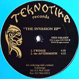 Gigi Galaxy : The Invasion EP (12", EP)