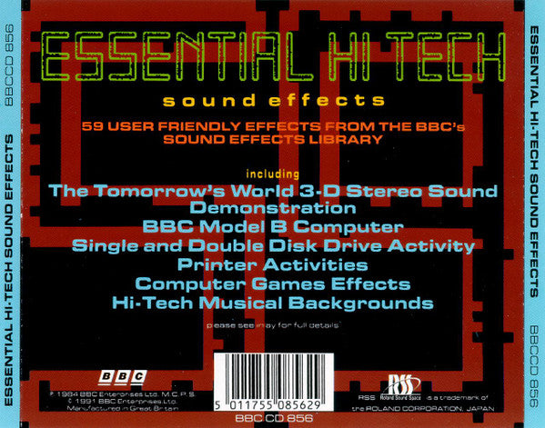The BBC's Sound Effects Library* : Essential Hi Tech Sound Effects (CD, Album)