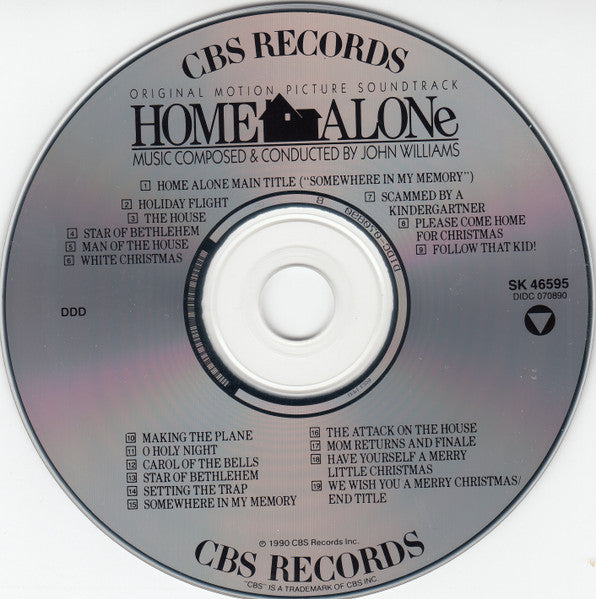 John Williams (4) : Home Alone (Original Motion Picture Soundtrack) (CD, RE)