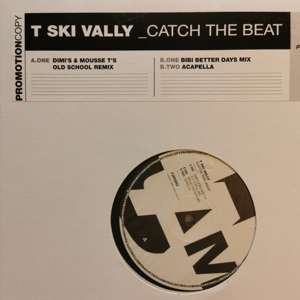 T Ski Valley* : Catch The Beat (Dimi's Mousse T's Old School Remix) (12", Promo, W/Lbl)