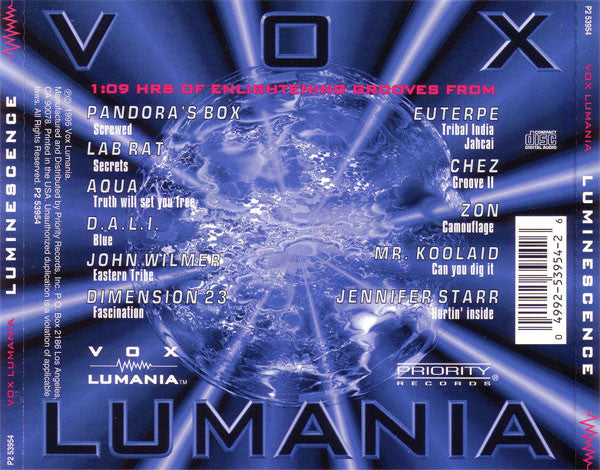 Various : Luminescence (CD, Comp)