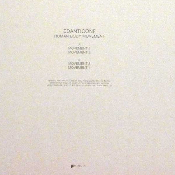 Edanticonf : Human Body Movement (12", EP)