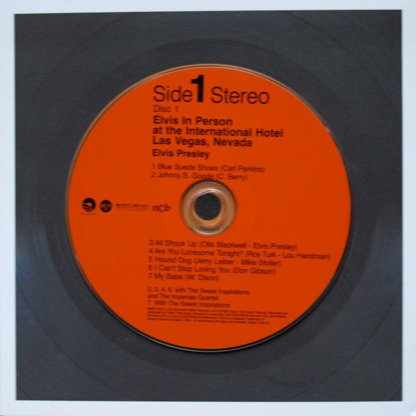 Elvis Presley : Elvis In Person At The International Hotel  (2xCD, Album, RE, RM, S/Edition, 7" )