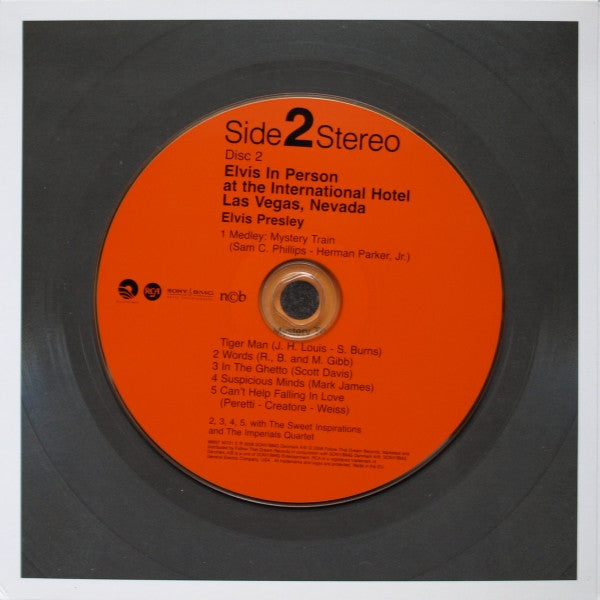 Elvis Presley : Elvis In Person At The International Hotel  (2xCD, Album, RE, RM, S/Edition, 7" )