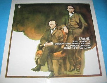 Brahms* - Christian Ferras And Paul Tortelier, Philharmonia Orchestra Conducted By Paul Kletzki : Double Concerto (LP, Album)
