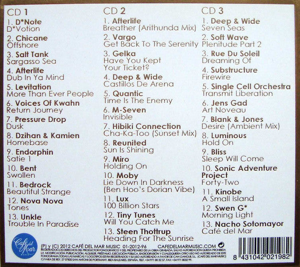 Toni Simonen : The Very Best Of Café Del Mar Music (3xCD, Comp, Dig)
