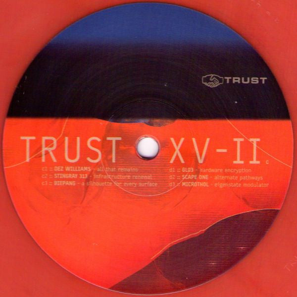 Various : Trust XV-II (12", EP, Ltd, Red)