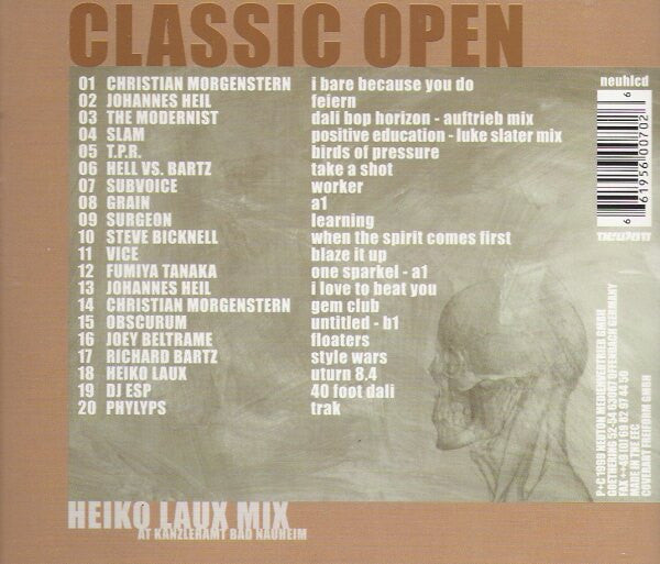 Heiko Laux : Classic Open - Heiko Laux Mix (CD, Mixed)