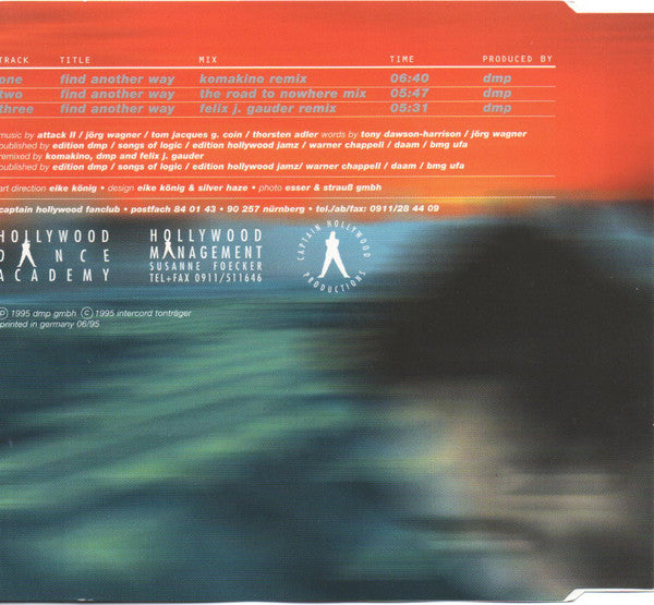 Captain Hollywood Project : Find Another Way (Remixes) (CD, Maxi)