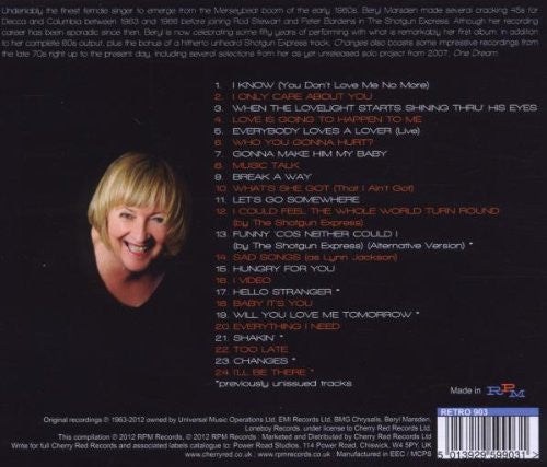 Beryl Marsden : Changes: The Story Of Beryl Marsden (CD, Comp)
