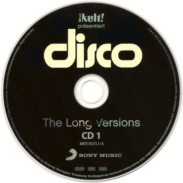 Various : Kult! Präsentiert Disco - The Long Versions (3xCD, Comp)