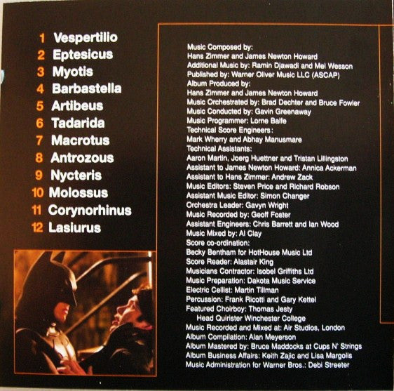 Hans Zimmer And James Newton Howard : Batman Begins (CD, Album)
