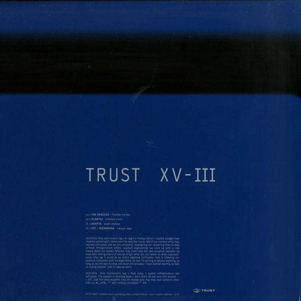 Various : Trust XV-III (12", EP, Ltd, Yel)