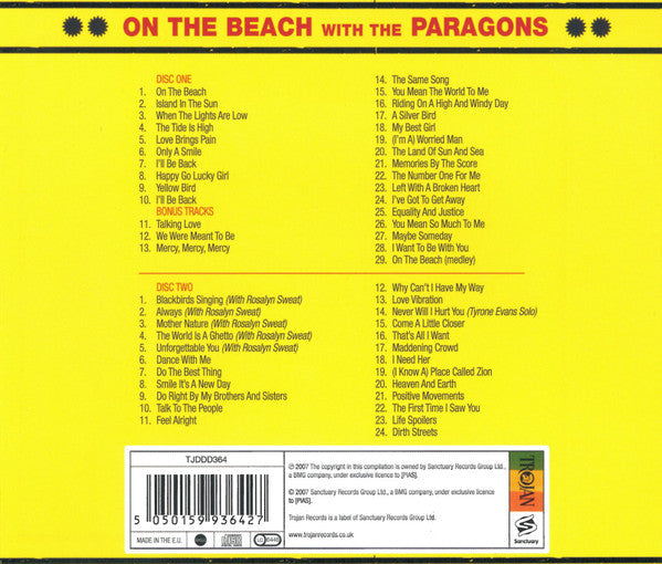 The Paragons : On The Beach With The Paragons (2xCD, Album, RE)