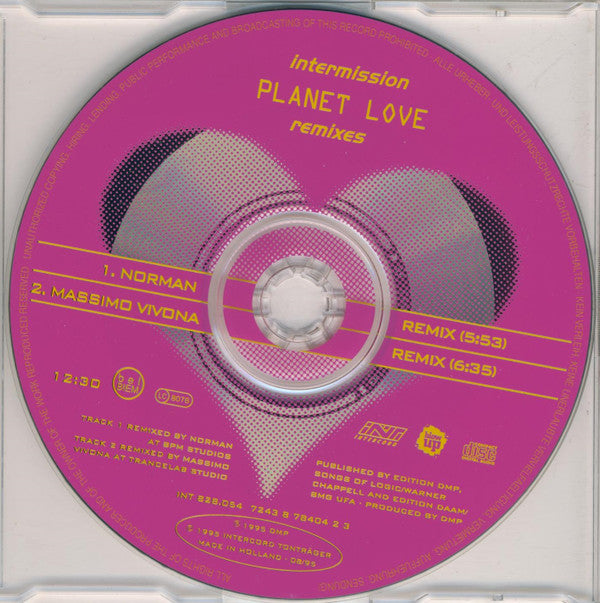 Intermission : Planet Love - Remixes (CD, Maxi)