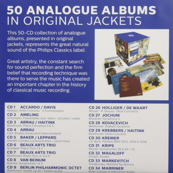 Various : Philips Classics - The Stereo Years (50xCD, Comp, RM + Box, Ltd)