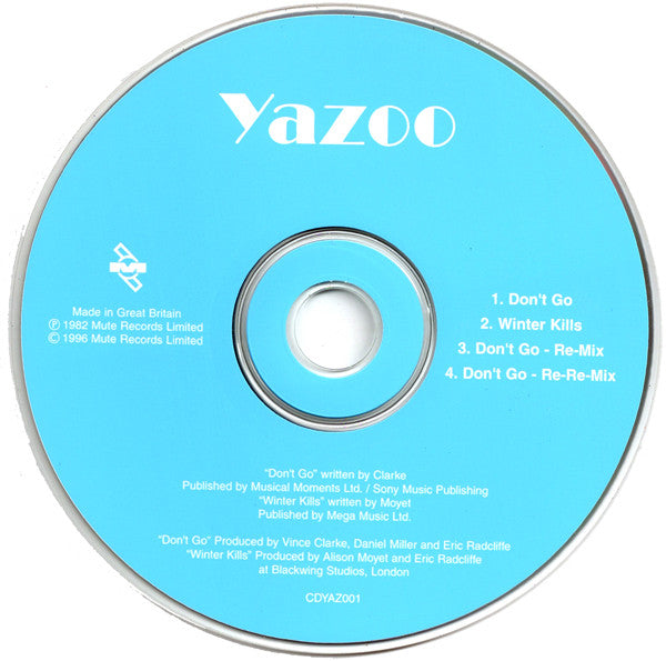 Yazoo : Don't Go (CD, Single, RE)