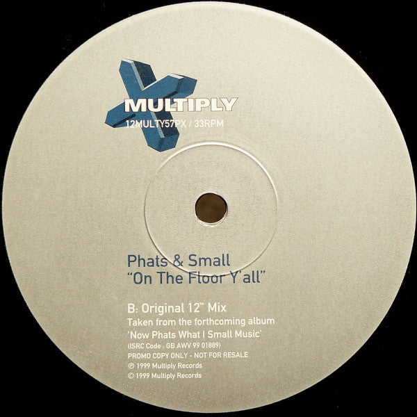 Phats &amp; Small : Tonight (12", Promo)