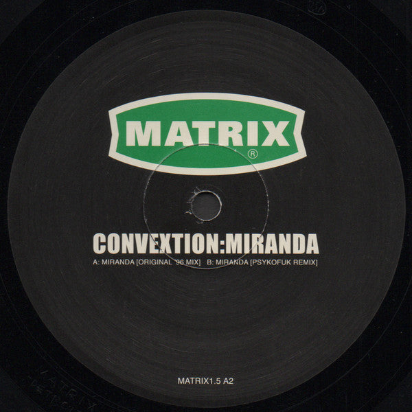 Convextion : Miranda Remixes (2x12", Ltd)