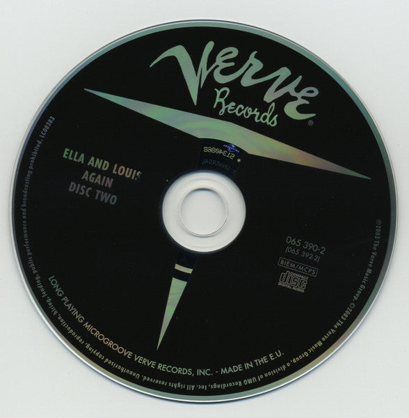 Ella Fitzgerald And Louis Armstrong : Ella And Louis Again (2xCD, Album, RE)