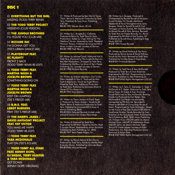 Todd Terry : House Masters (3xCD, Comp)