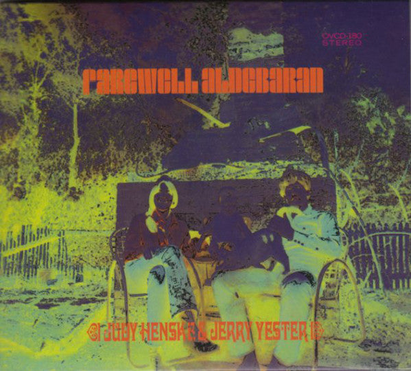 Judy Henske &amp; Jerry Yester : Farewell Aldebaran (CD, Album, RE, RM, Dig)