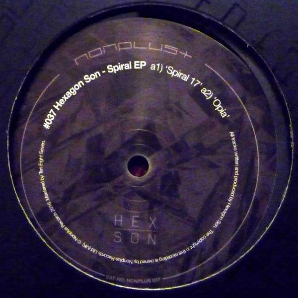 Hexagon Son : Spiral EP (12", EP)