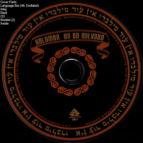 Holymen* : En Od Milvado (CD, Album)