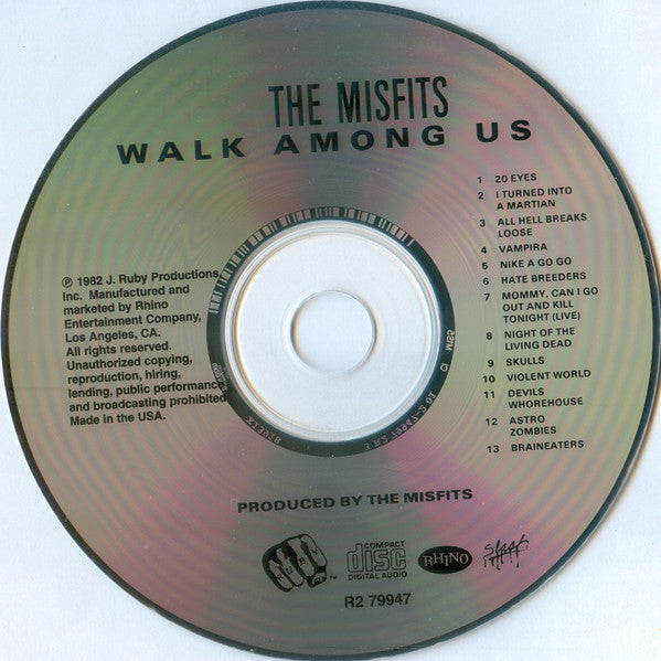 Misfits : Walk Among Us (CD, Album, RE)
