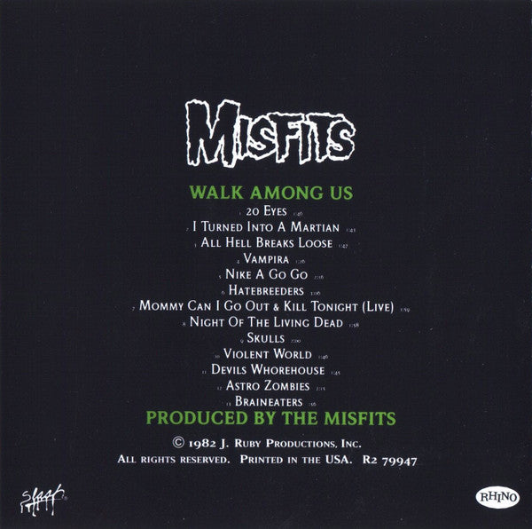 Misfits : Walk Among Us (CD, Album, RE)