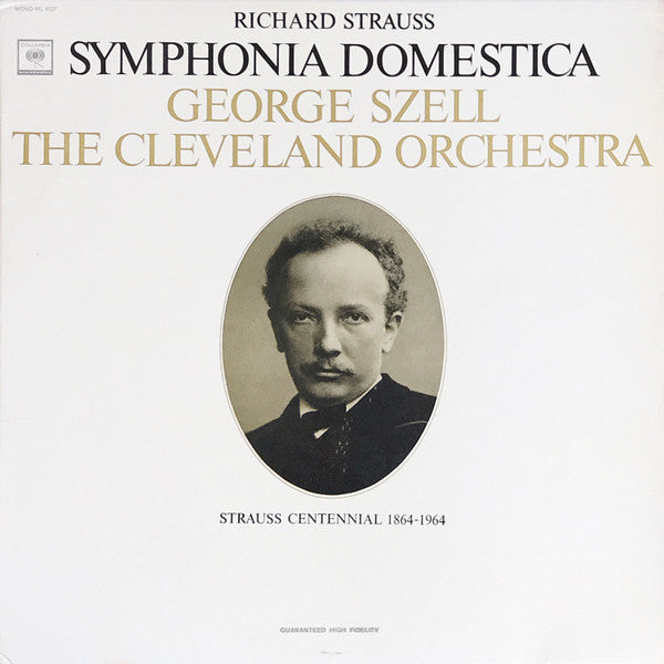 Richard Strauss, George Szell, The Cleveland Orchestra : Symphonia Domestica (LP, Album, Mono)