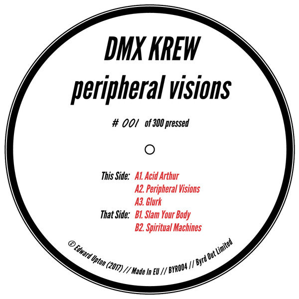 DMX Krew : Peripheral Visions (12", EP, Num)
