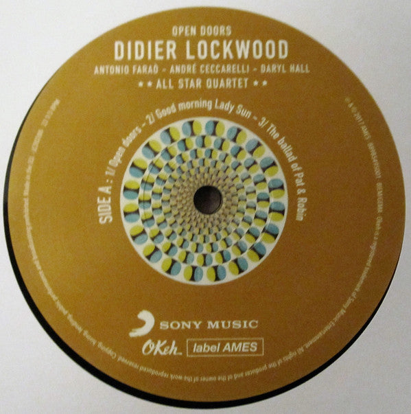 Didier Lockwood, Antonio Faraò, André Ceccarelli, Darryl Hall / All Star Quartet : Open Doors (2xLP, Album)