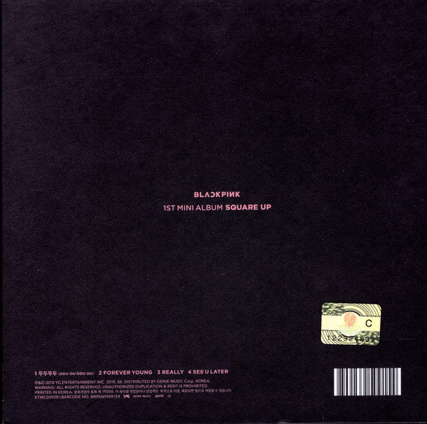 BLACKPINK : Square Up (CD, MiniAlbum, Bla)
