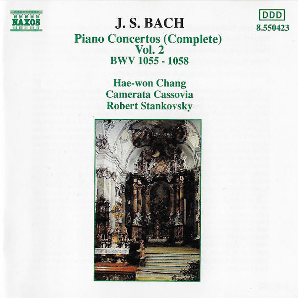 Johann Sebastian Bach, Hae-won Chang, Camerata Cassovia, Robert Stankovsky : Piano Concertos (Complete) Vol. 2 BWV 1055 - 1058 (CD, Album)