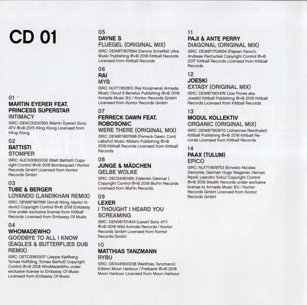 Various : Berlin Electronic Heat Vol. 01 (2xCD, Comp)