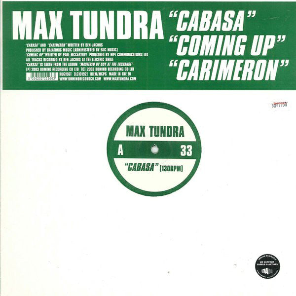 Max Tundra : Cabasa (12", Single)
