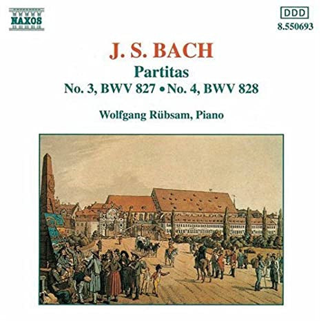 Johann Sebastian Bach - Wolfgang Rübsam (2) : Partitas Nos. 3 and 4 (CD)