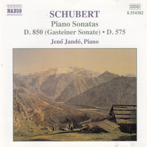 Schubert* - Jenö Jandó : Piano Sonatas D. 850 (Gasteiner Sonate)  And D. 575 (CD)