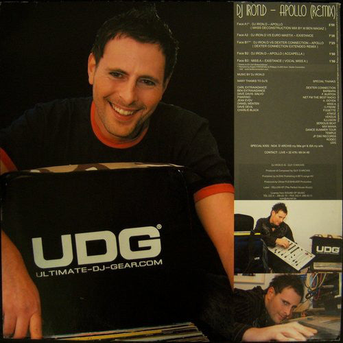 DJ Iron D : Apollo (Remixes) (12")