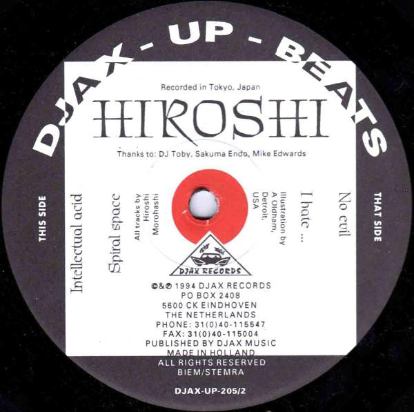 Hiroshi Morohashi : Hiroshi (2x12")
