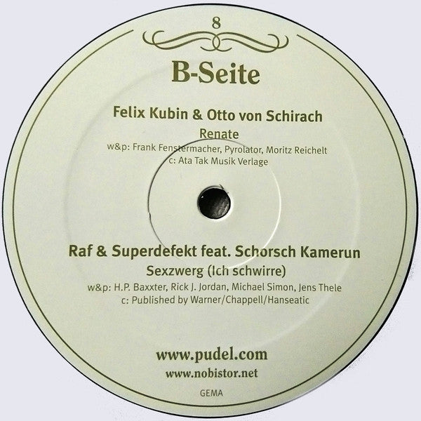 Various : Pudel Produkte 8 (12", Ltd)
