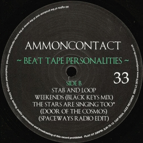 AmmonContact : Beat Tape Personalities (12")