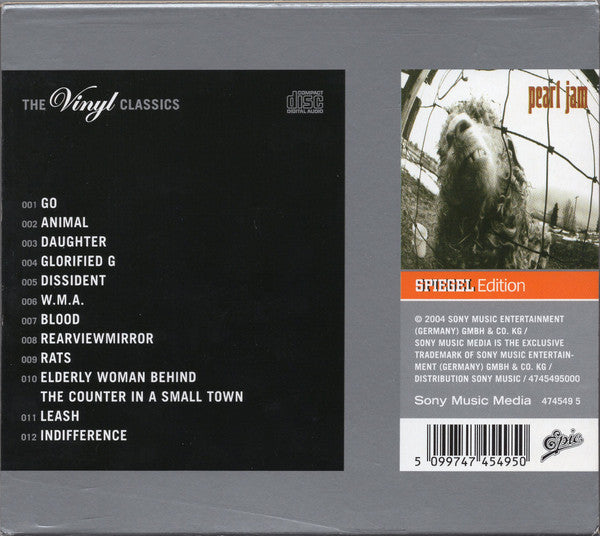 Pearl Jam : Vs. (CD, Album, RE, Sli)