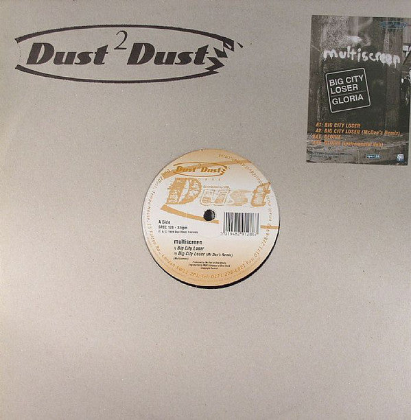 Multiscreen : Big City Loser / Gloria (12", W/Lbl)