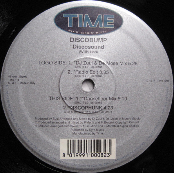 Discobump : Discosound (12")