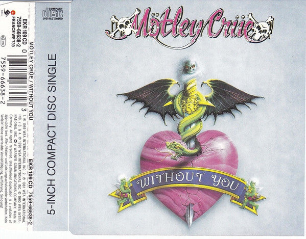 Mötley Crüe : Without You (CD, Maxi)