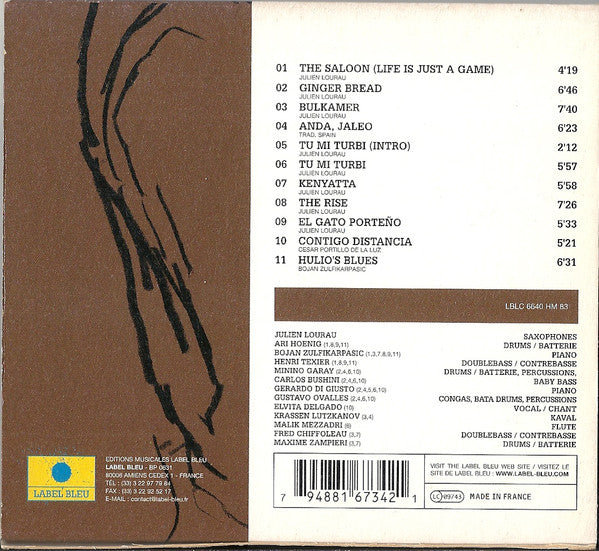 Julien Lourau : The Rise (CD, Album, Gat)